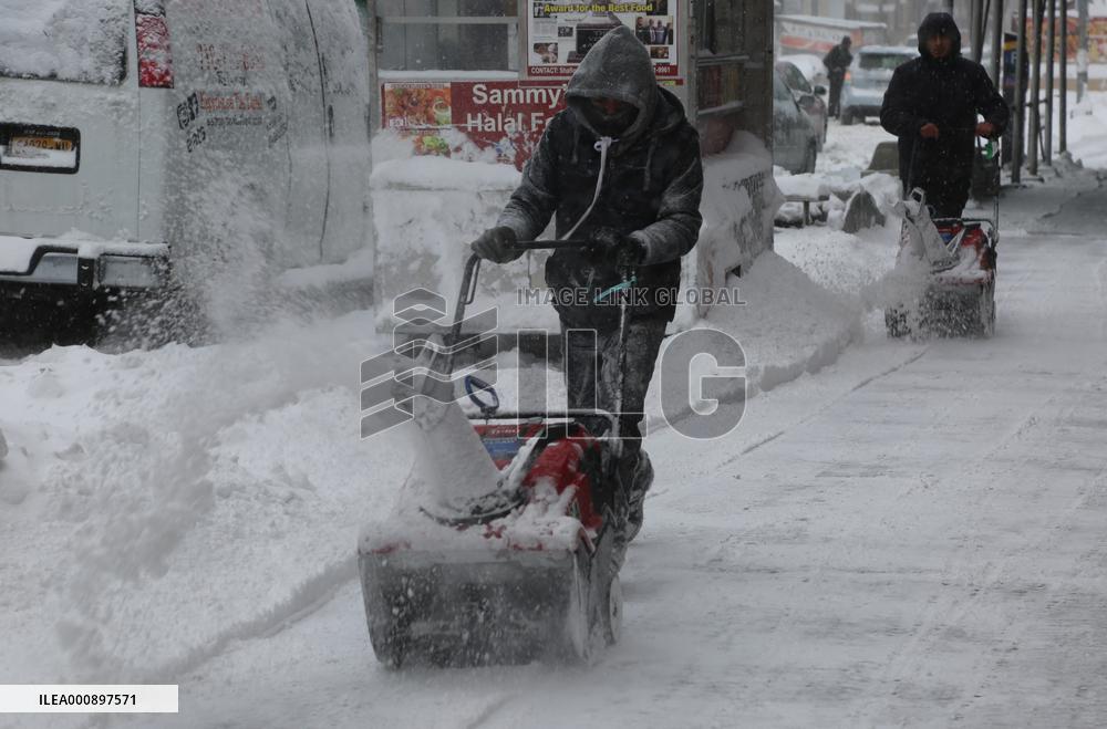 U.S.-NEW YORK-WINTER STORM