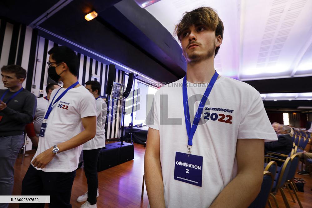 Eric Zemmour Holds A Public Meeting - Nimes