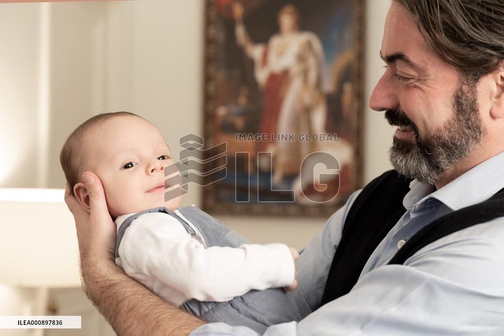 Exclu - Newborn, Prince Joachim Georges Laurent Napoleon Murat - Paris