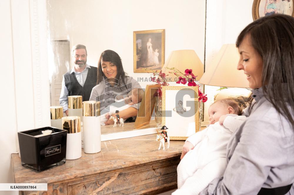 Exclu - Newborn, Prince Joachim Georges Laurent Napoleon Murat - Paris
