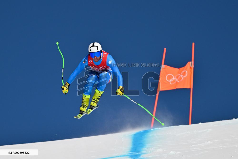 (BEIJING2022)CHINA-BEIJING-OLYMPIC WINTER GAMES-ALPINE SKIING-MEN'S DOWNHILL-TRAINING (CN)