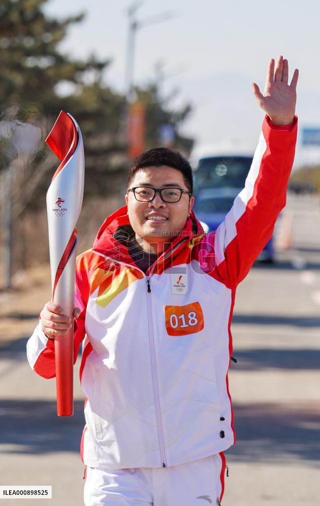(BEIJING2022) CHINA-HEBEI-ZHANGJIAKOU-OLYMPIC TORCH RELAY (CN)