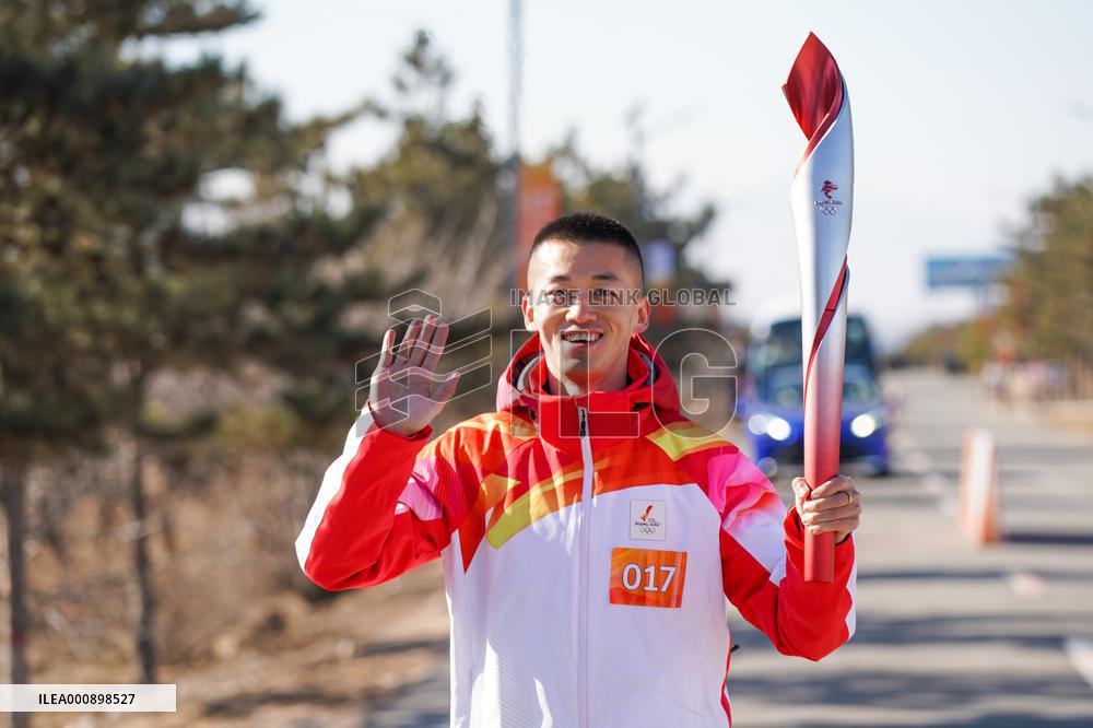 (BEIJING2022) CHINA-HEBEI-ZHANGJIAKOU-OLYMPIC TORCH RELAY (CN)