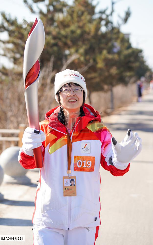 (BEIJING2022) CHINA-HEBEI-ZHANGJIAKOU-OLYMPIC TORCH RELAY (CN)