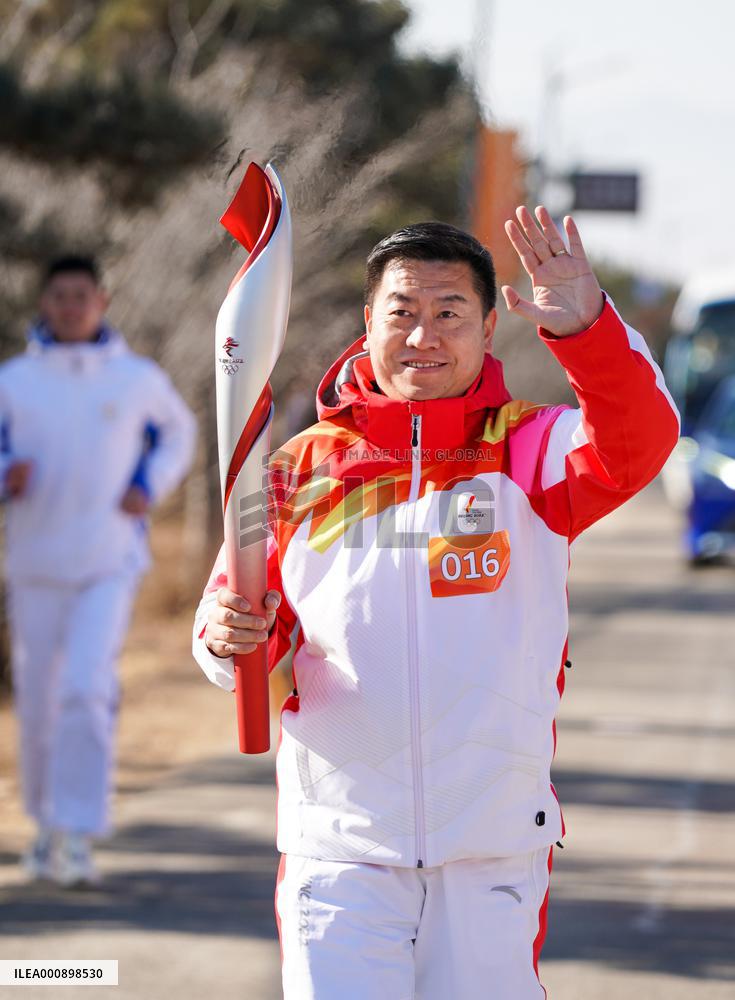 (BEIJING2022) CHINA-HEBEI-ZHANGJIAKOU-OLYMPIC TORCH RELAY (CN)