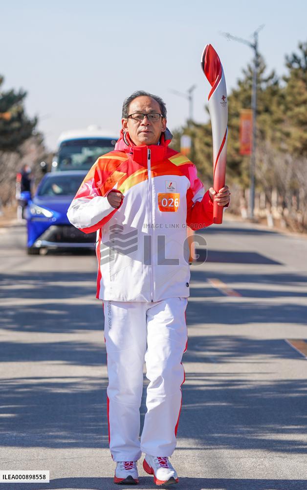 (BEIJING2022) CHINA-HEBEI-ZHANGJIAKOU-OLYMPIC TORCH RELAY (CN)