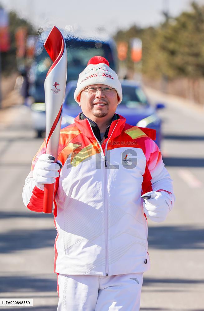 (BEIJING2022) CHINA-HEBEI-ZHANGJIAKOU-OLYMPIC TORCH RELAY (CN)