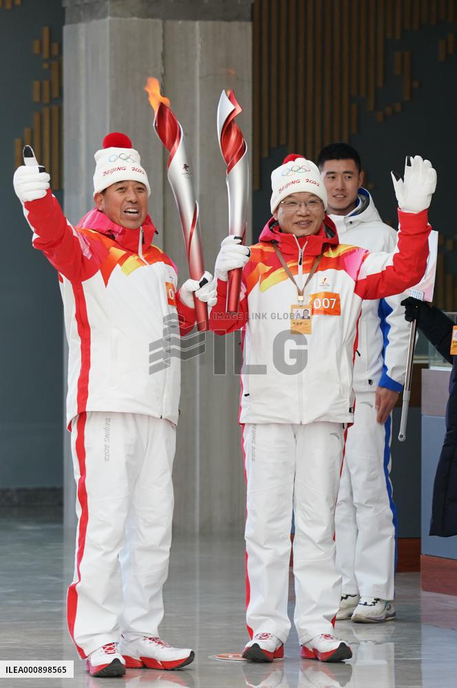 (BEIJING2022) CHINA-HEBEI-ZHANGJIAKOU-OLYMPIC TORCH RELAY (CN)