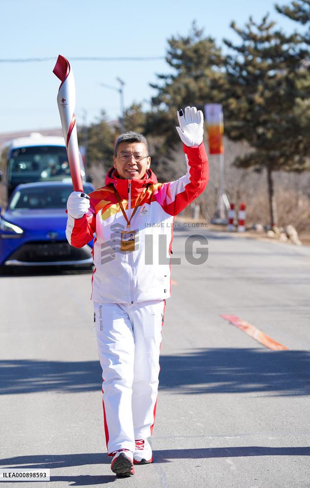 (BEIJING2022) CHINA-HEBEI-ZHANGJIAKOU-OLYMPIC TORCH RELAY (CN)
