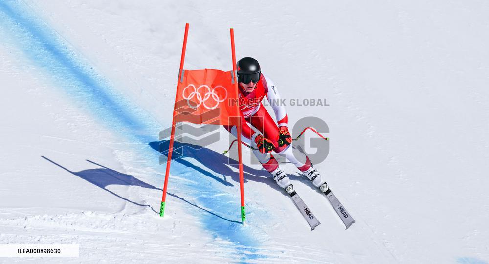 (BEIJING2022)CHINA-BEIJING-OLYMPIC WINTER GAMES-ALPINE SKIING-MEN'S DOWNHILL-TRAINING(CN)