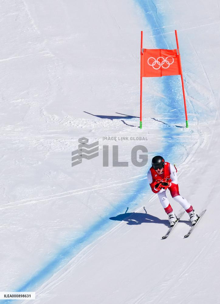 (BEIJING2022)CHINA-BEIJING-OLYMPIC WINTER GAMES-ALPINE SKIING-MEN'S DOWNHILL-TRAINING(CN)
