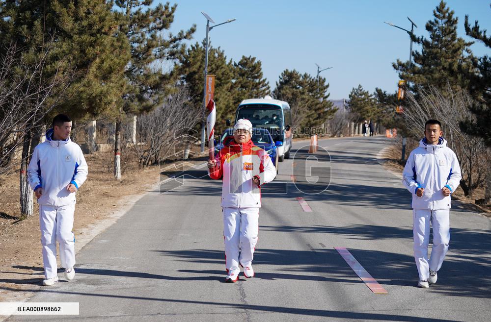 (BEIJING2022) CHINA-HEBEI-ZHANGJIAKOU-OLYMPIC TORCH RELAY (CN)