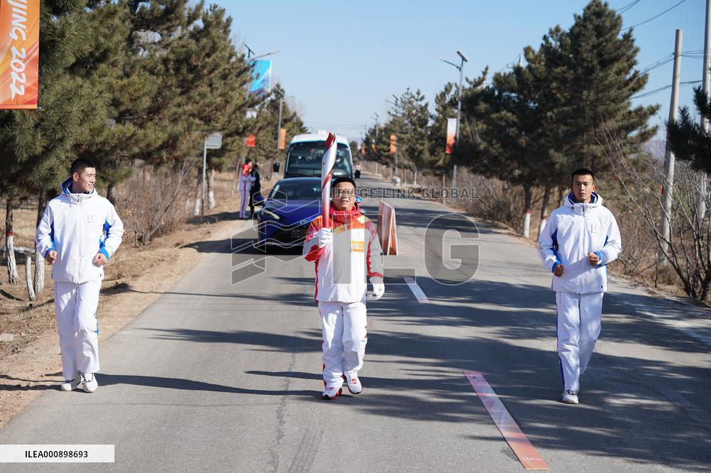 (BEIJING2022) CHINA-HEBEI-ZHANGJIAKOU-OLYMPIC TORCH RELAY (CN)