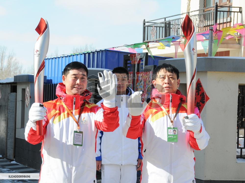 (BEIJING2022) CHINA-HEBEI-ZHANGJIAKOU-OLYMPIC TORCH RELAY (CN)