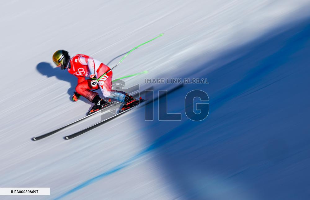 (BEIJING2022)CHINA-BEIJING-OLYMPIC WINTER GAMES-ALPINE SKIING-MEN'S DOWNHILL-TRAINING (CN)