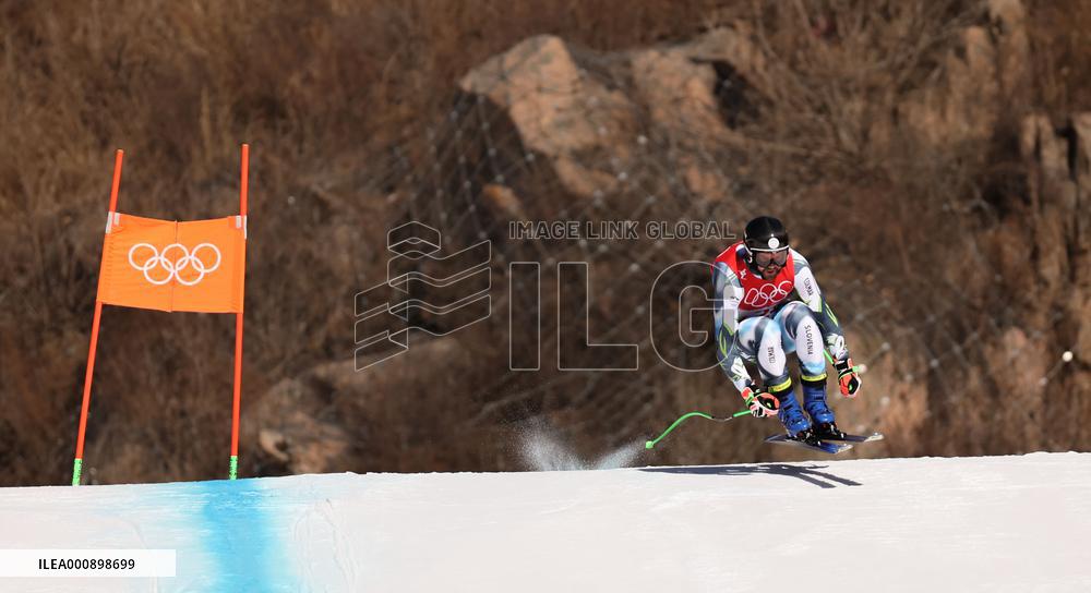 (BEIJING2022)CHINA-BEIJING-OLYMPIC WINTER GAMES-ALPINE SKIING-MEN'S DOWNHILL-TRAINING (CN)