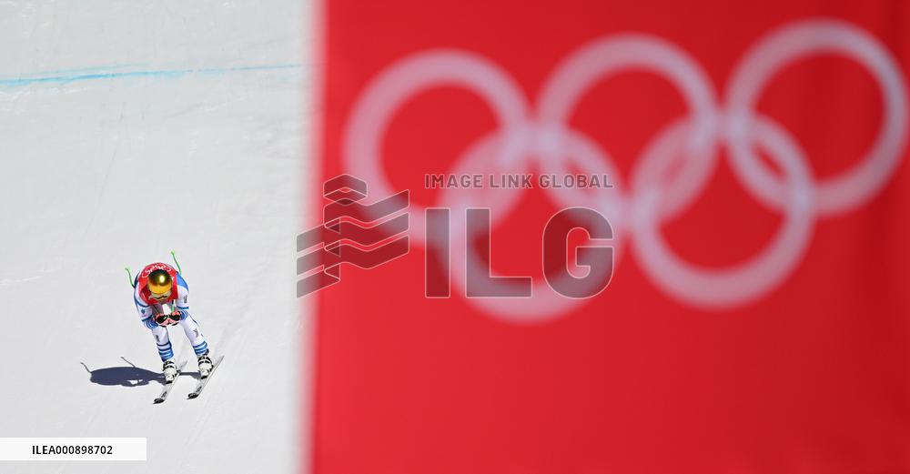 (BEIJING2022)CHINA-BEIJING-OLYMPIC WINTER GAMES-ALPINE SKIING-MEN'S DOWNHILL-TRAINING (CN)