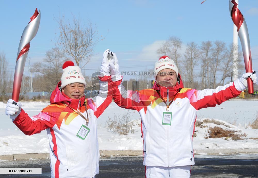 (BEIJING2022) CHINA-HEBEI-ZHANGJIAKOU-OLYMPIC TORCH RELAY (CN)