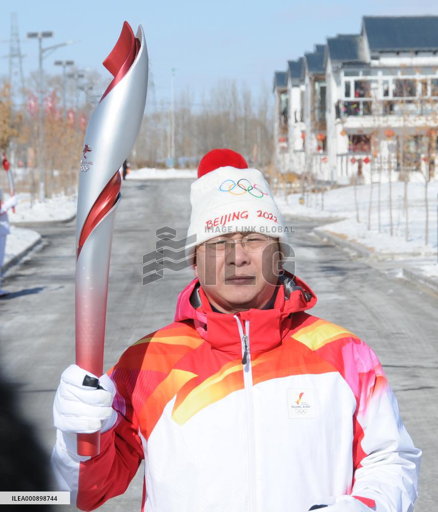 (BEIJING 2022) CHINA-HEBEI-ZHANGJIAKOU-OLYMPIC TORCH RELAY (CN)