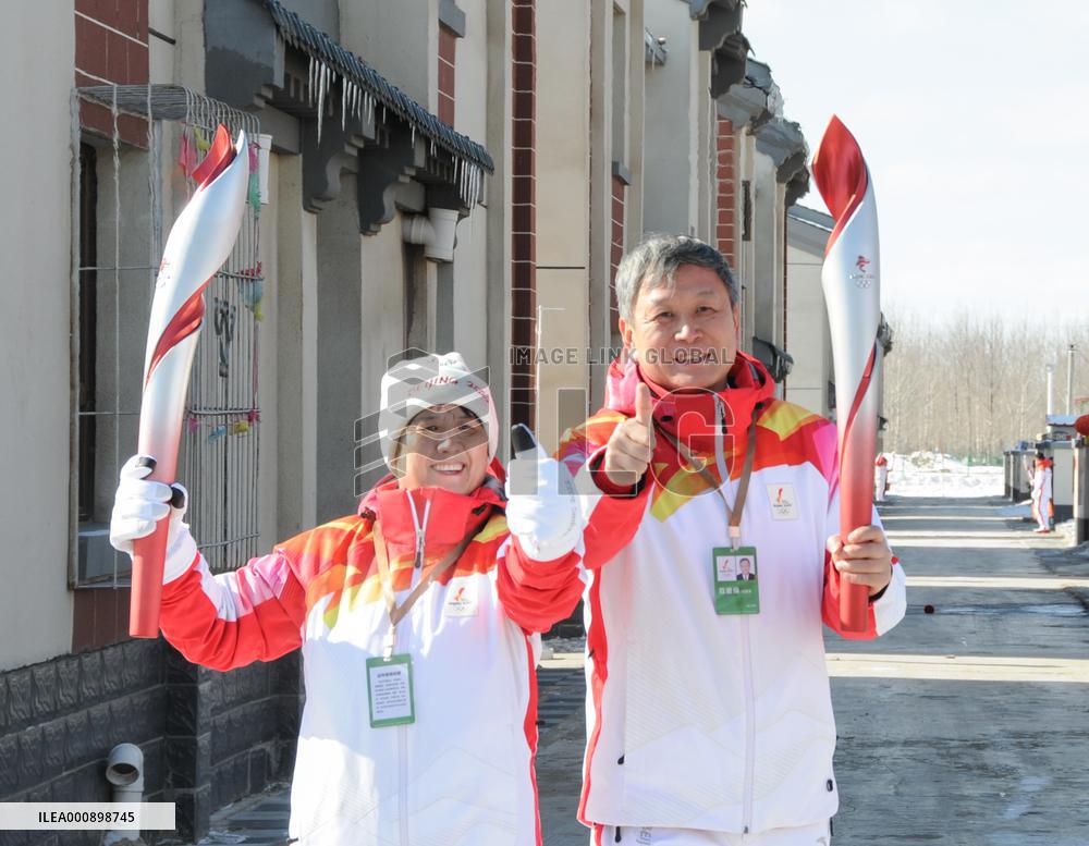(BEIJING 2022) CHINA-HEBEI-ZHANGJIAKOU-OLYMPIC TORCH RELAY (CN)