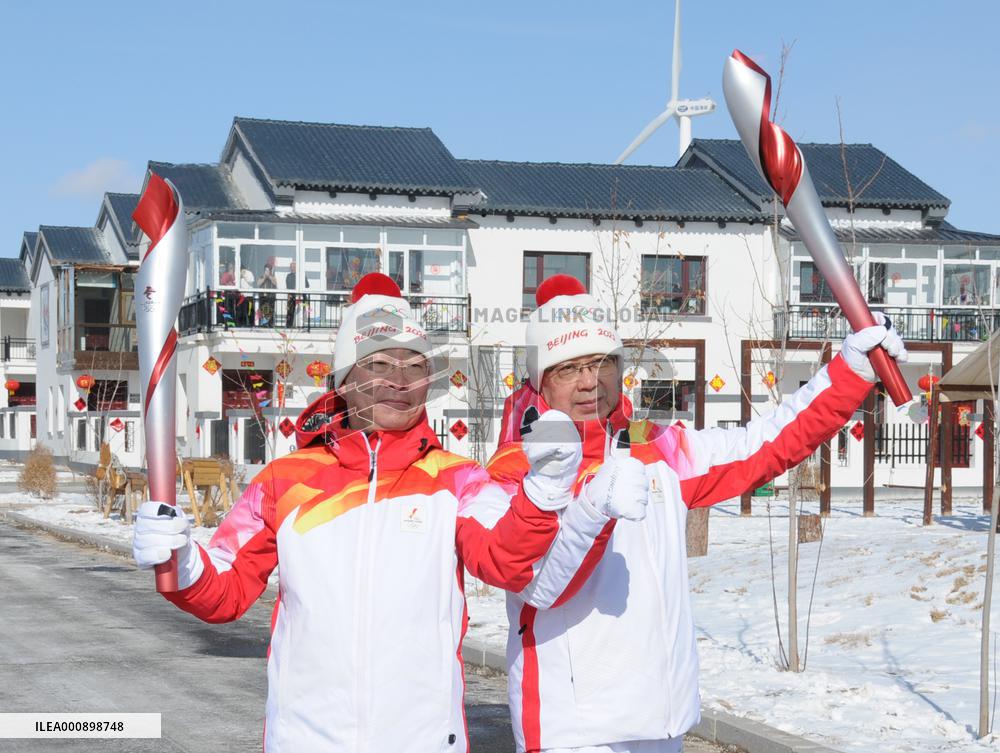 (BEIJING 2022) CHINA-HEBEI-ZHANGJIAKOU-OLYMPIC TORCH RELAY (CN)