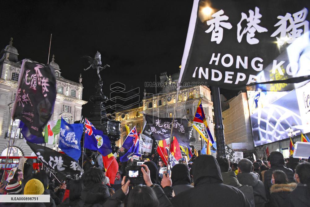 Protest against Beijing Olympics