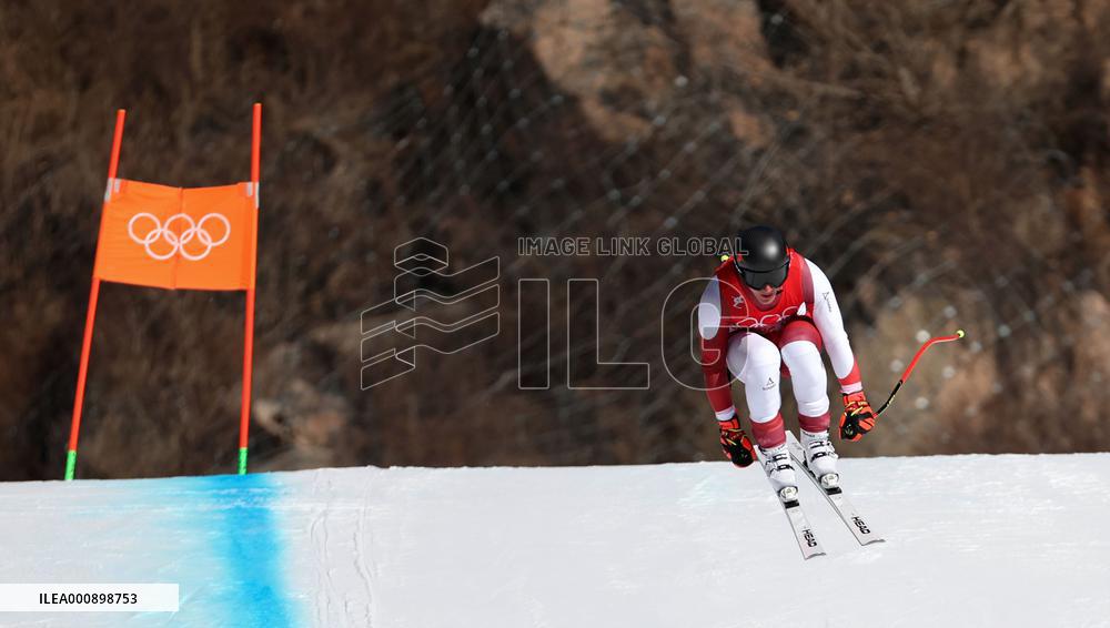 (BEIJING2022)CHINA-BEIJING-OLYMPIC WINTER GAMES-ALPINE SKIING-MEN'S DOWNHILL-TRAINING (CN)