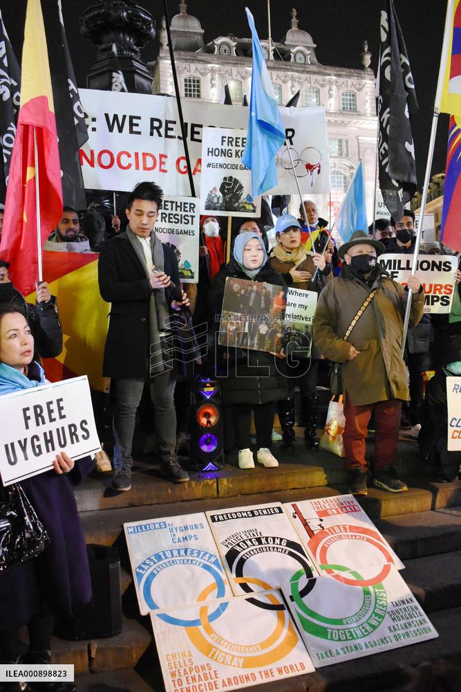 Protest against Beijing Olympics