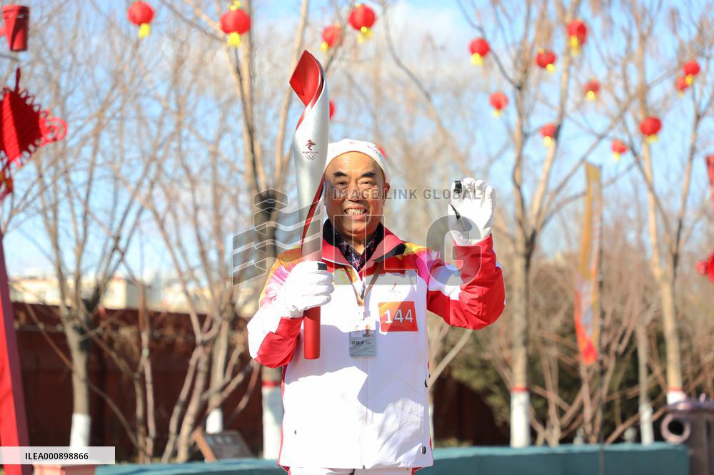 (BEIJING2022) CHINA-HEBEI-ZHANGJIAKOU-OLYMPIC TORCH RELAY (CN)