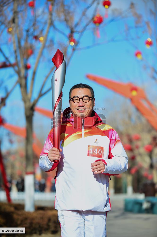 (BEIJING2022) CHINA-HEBEI-ZHANGJIAKOU-OLYMPIC TORCH RELAY (CN)