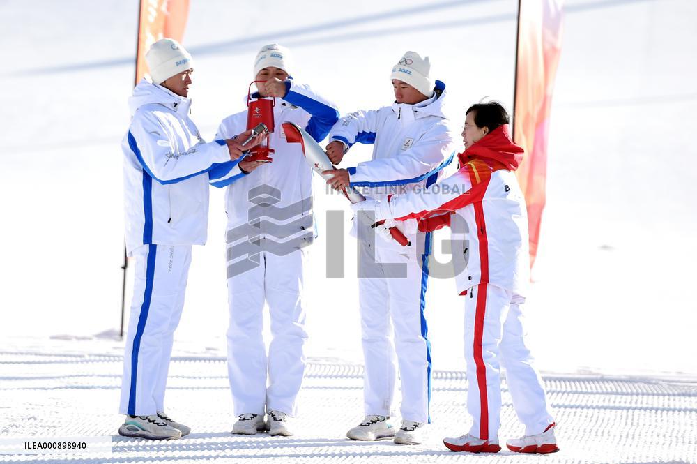 (BEIJING2022) CHINA-HEBEI-ZHANGJIAKOU-OLYMPIC TORCH RELAY (CN)