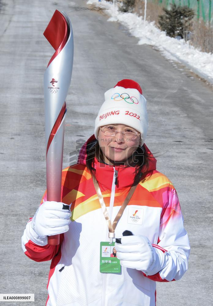 (BEIJING2022) CHINA-HEBEI-ZHANGJIAKOU-OLYMPIC TORCH RELAY (CN)