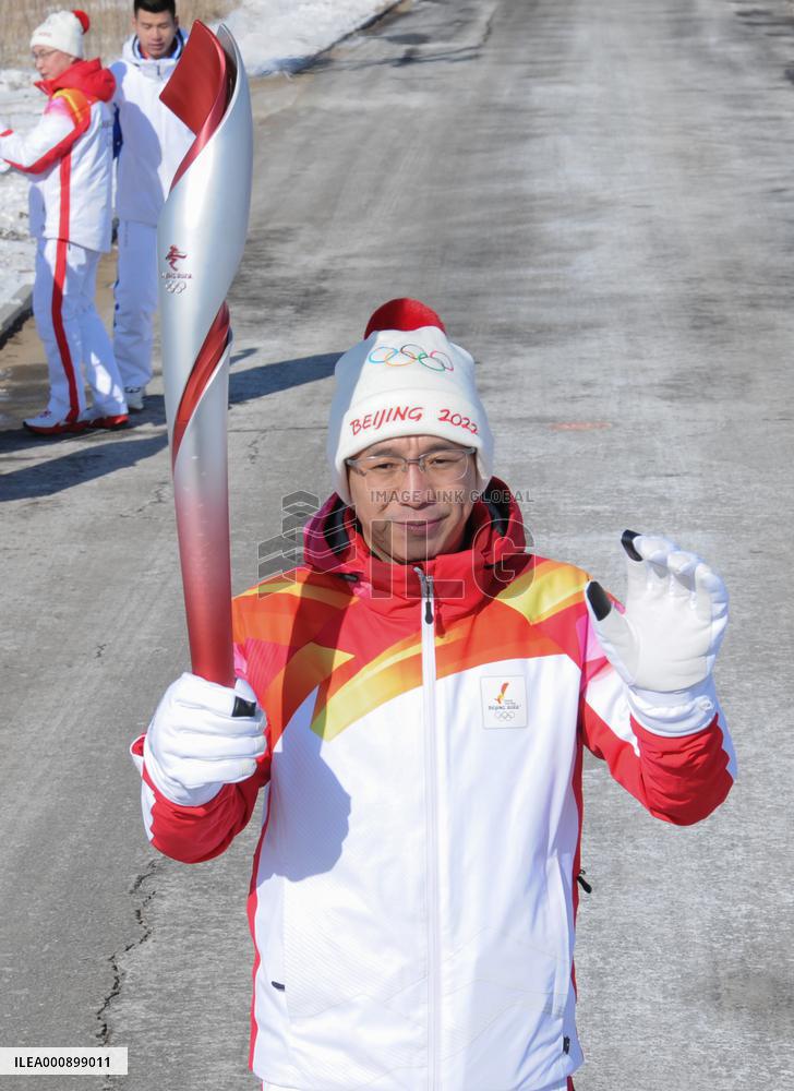 (BEIJING2022) CHINA-HEBEI-ZHANGJIAKOU-OLYMPIC TORCH RELAY (CN)