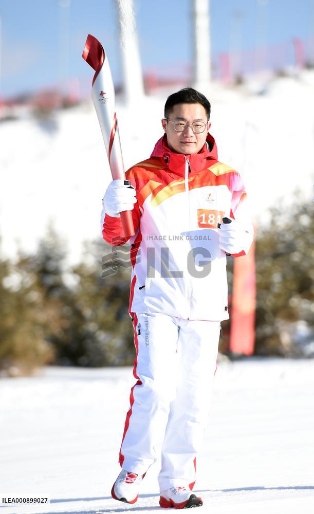 (BEIJING2022) CHINA-HEBEI-ZHANGJIAKOU-OLYMPIC TORCH RELAY (CN)