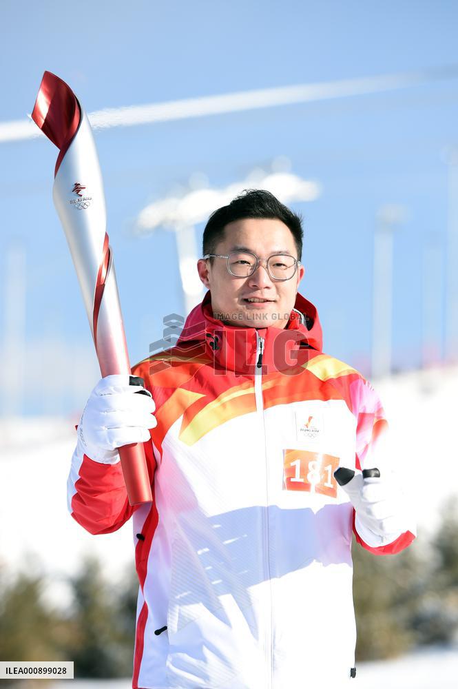 (BEIJING2022) CHINA-HEBEI-ZHANGJIAKOU-OLYMPIC TORCH RELAY (CN)