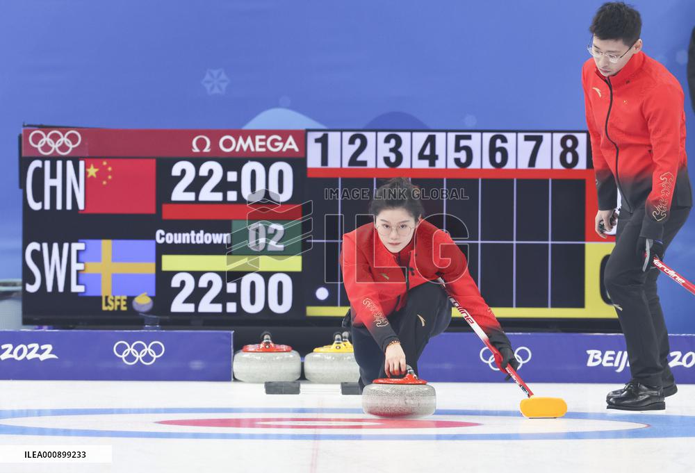(BEIJING2022) CHINA-BEIJING-OLYMPIC WINTER GAMES-CURLING-MIXED DOUBLES (CN)