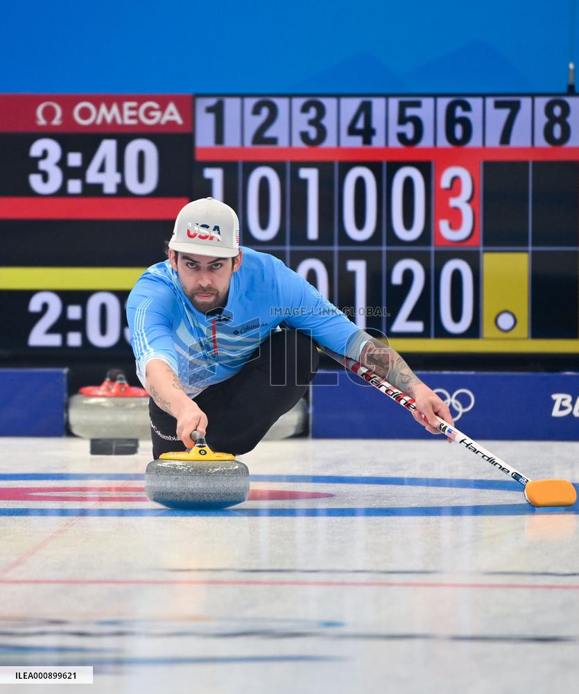 (BEIJING2022)CHINA-BEIJING-OLYMPIC WINTER GAMES-CURLING-MIXED DOUBLES-U.S VS SWEDEN (CN)