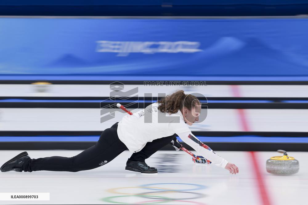 (BEIJING2022)CHINA-BEIJING-OLYMPIC WINTER GAMES-CURLING-MIXED DOUBLES-GREAT BRITAIN VS CZECH PEPUBLIC (CN)