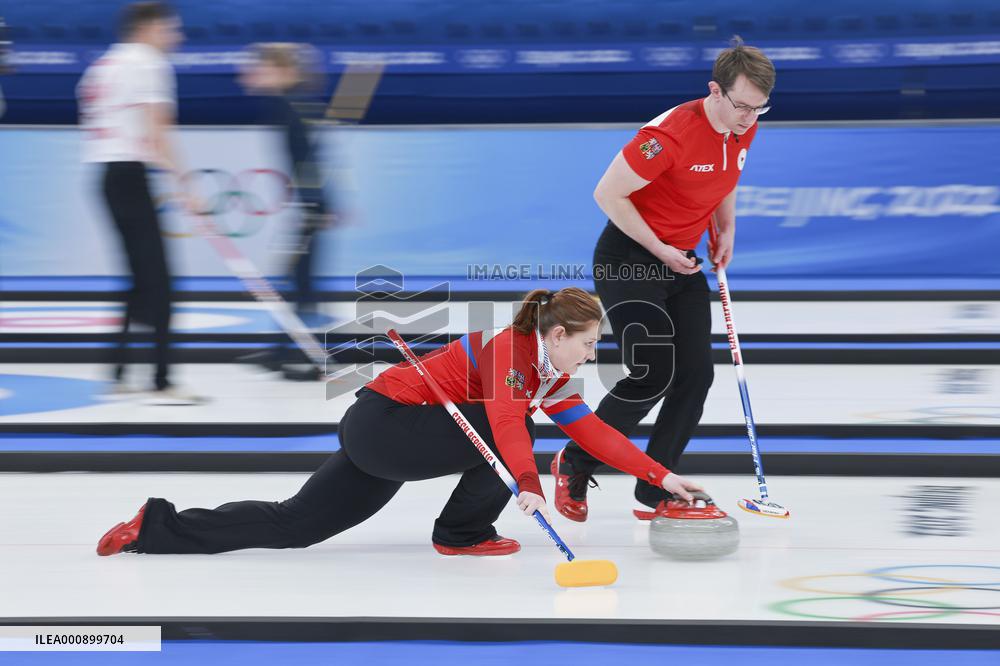 (XHTP)(BEIJING2022)CHINA-BEIJING-OLYMPIC WINTER GAMES-CURLING-MIXED DOUBLES-GREAT BRITAIN VS CZECH PEPUBLIC (CN)