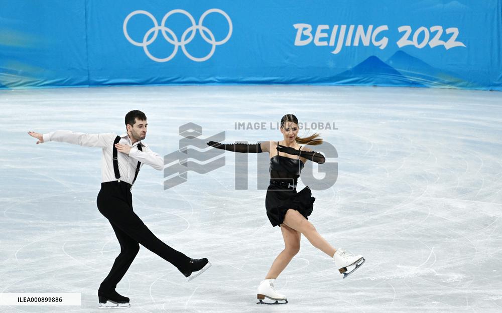(XHTP) (BEIJING2022)CHINA-BEIJING-WINTER OLYMPIC GAMES-FIGURE SKATING-TEAM EVENT-ICE DANCE-RHYTHM DANCE (CN)
