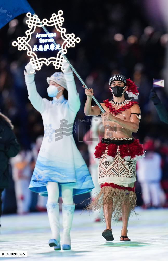(BEIJING2022)CHINA-BEIJING-OLYMPIC WINTER GAMES-OPENING CEREMONY (CN)