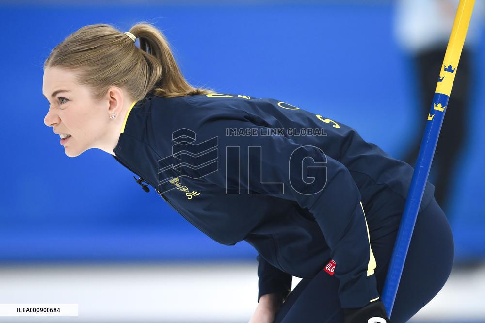 (BEIJING2022)CHINA-BEIJING-OLYMPIC WINTER GAMES-CURLING-MIXED DOUBLES-SWEDEN VS CANADA (CN)
