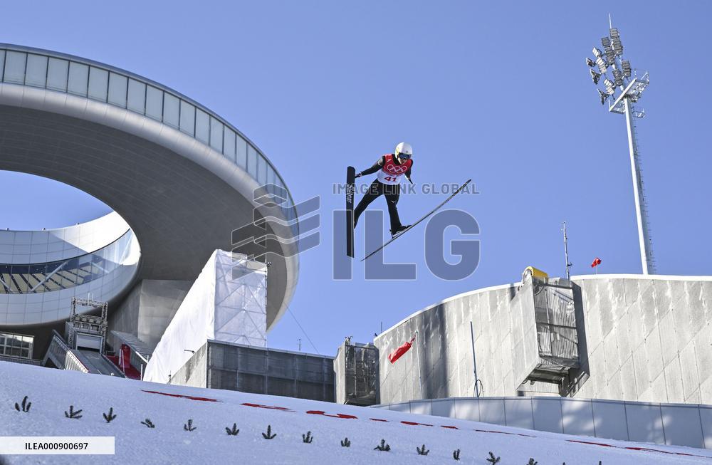 (BEIJING2022)CHINA-ZHANGJIAKOU-SKI JUMPING-MEN'S NORMAL HILL INDIVIDUAL-QUALIFICATION (CN)