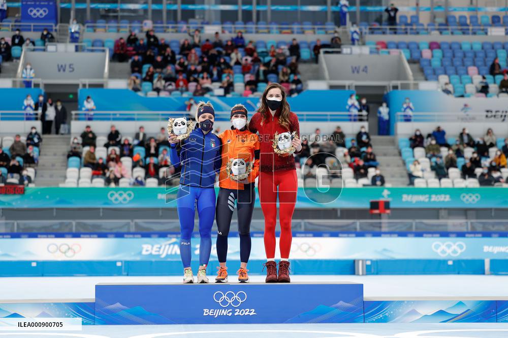 (BEIJING2022)CHINA-BEIJING-OLYMPIC WINTER GAMES-SPEED SKATING-WOMEN'S 3,000M-FINAL (CN)