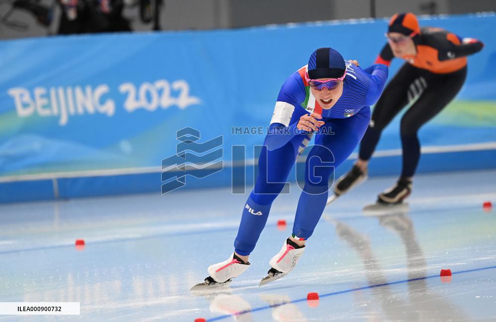 (BEIJING2022)CHINA-BEIJING-OLYMPIC WINTER GAMES-SPEED SKATING-WOMEN'S 3,000M-FINAL (CN)