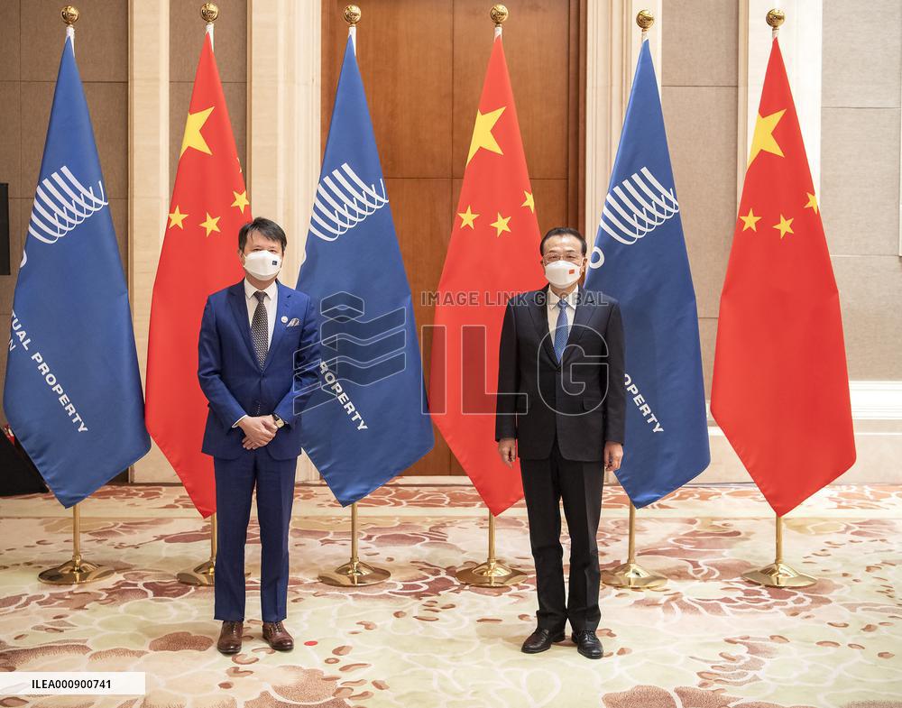 CHINA-BEIJING-LI KEQIANG-WIPO-DAREN TANG-MEETING (CN)