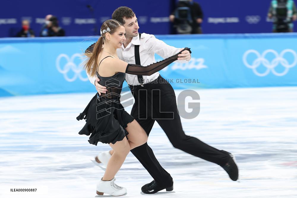 (BEIJING2022)CHINA-BEIJING-WINTER OLYMPIC GAMES-FIGURE SKATING-TEAM EVENT-ICE DANCE-RHYTHM DANCE (CN)