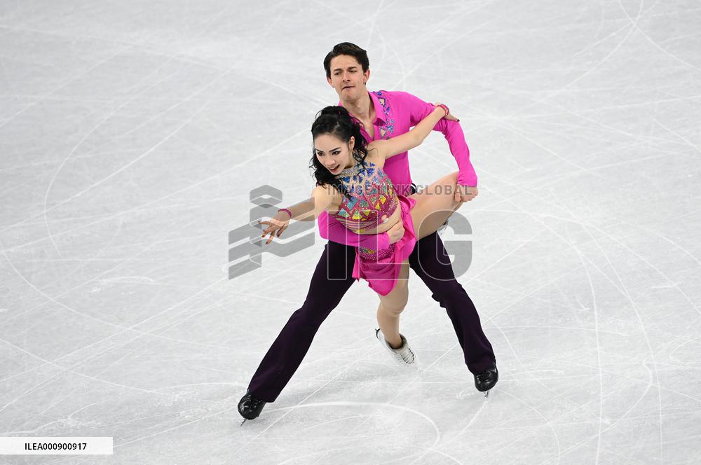 (BEIJING2022)CHINA-BEIJING-WINTER OLYMPIC GAMES-FIGURE SKATING-TEAM EVENT-ICE DANCE-RHYTHM DANCE (CN)