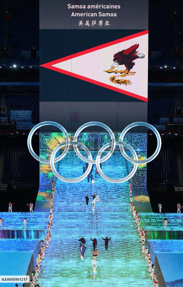 (BEIJING2022)CHINA-BEIJING-OLYMPIC WINTER GAMES-OPENING CEREMONY (CN)