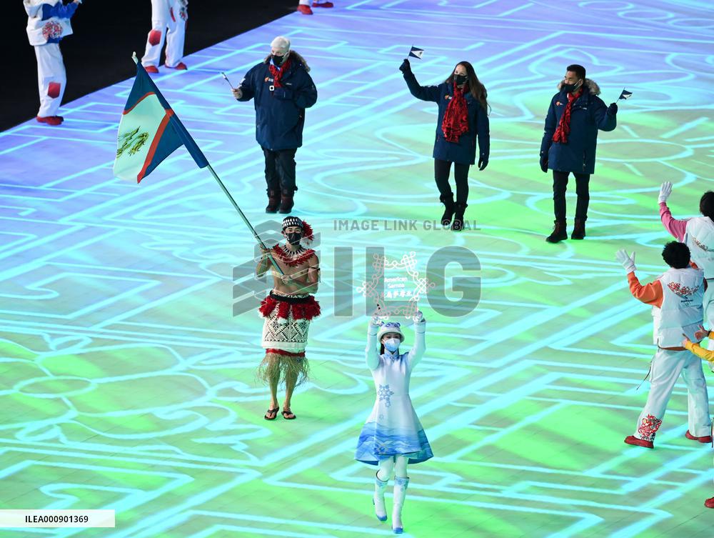 (BEIJING2022)CHINA-BEIJING-OLYMPIC WINTER GAMES-OPENING CEREMONY (CN)